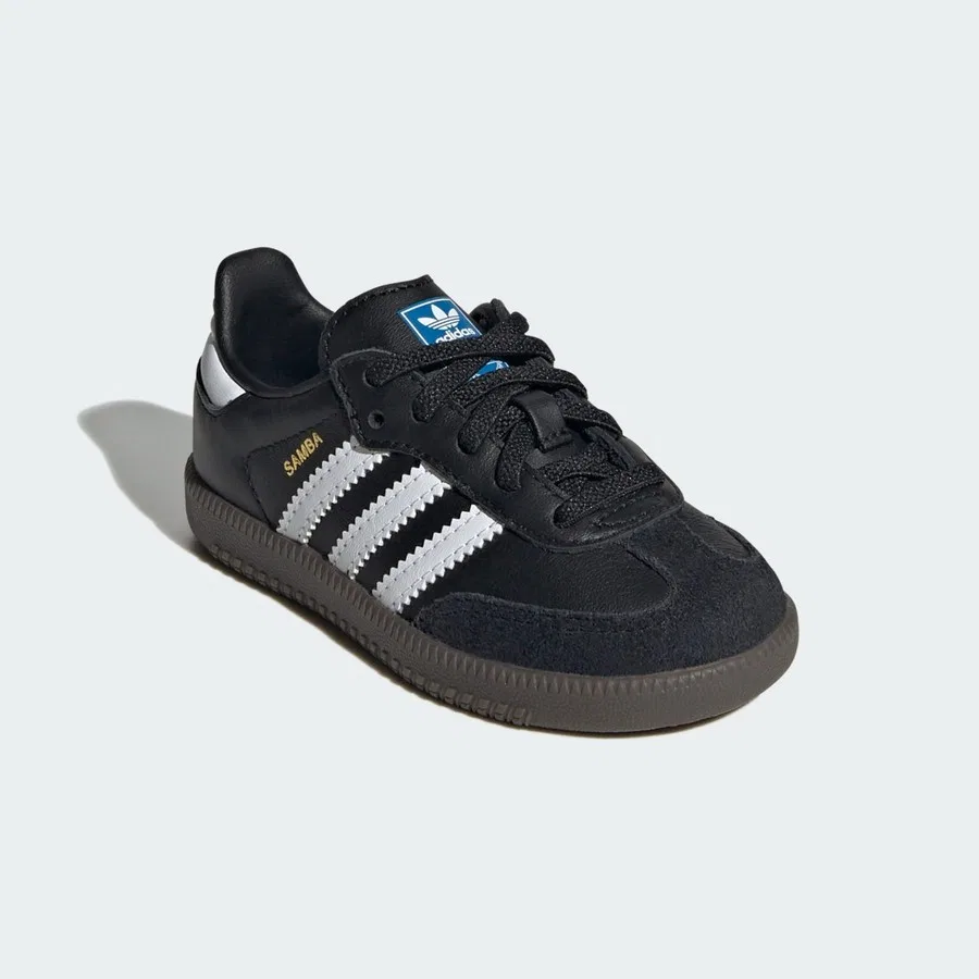 Кроссовки с низким берцем Samba OG adidas, Черно-белый — фото 3