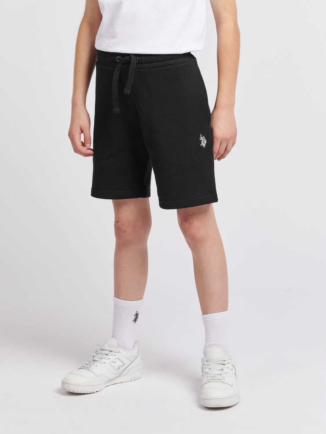 Шорты спортивные Double Horsemen U.S. Polo Assn., черный