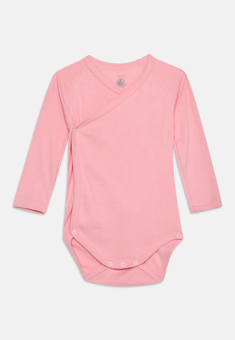 Bebe couche 3 pack - body Petit Bateau, White/ Pink — фото 2