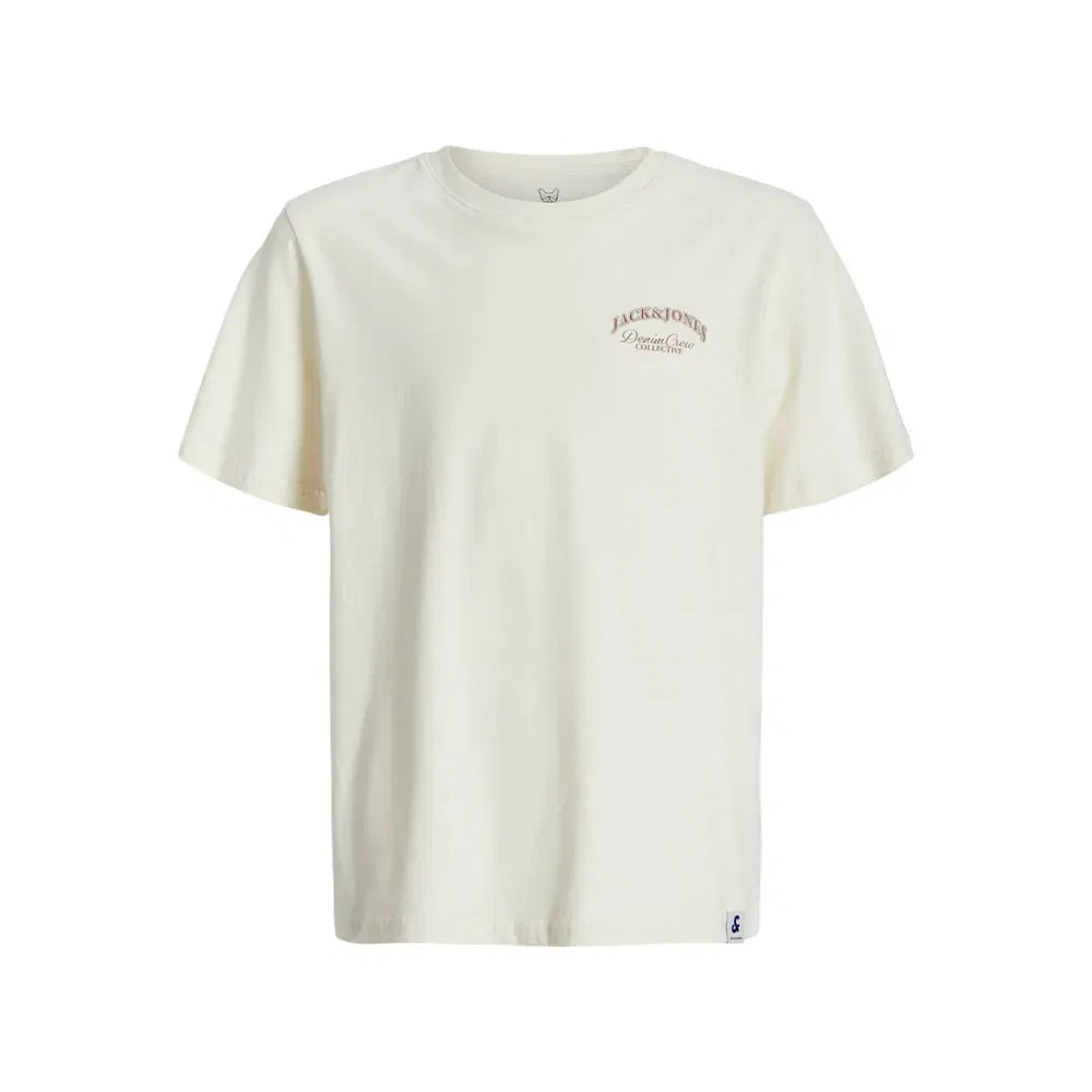 Футболка Jack & Jones Brandes Backp Relaxed SN, бежевый