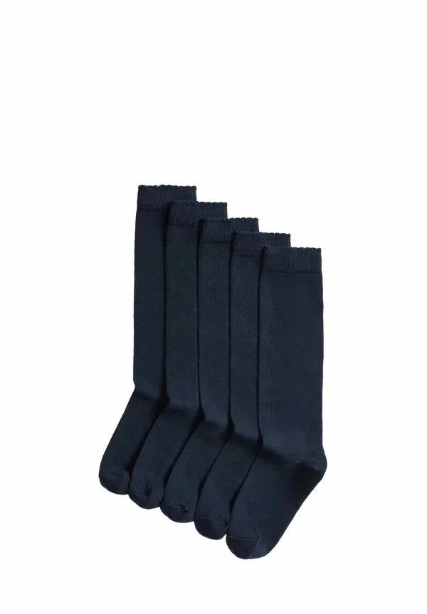 Носки, дышащие, Knee high socks Marks & Spencer, темно-синий