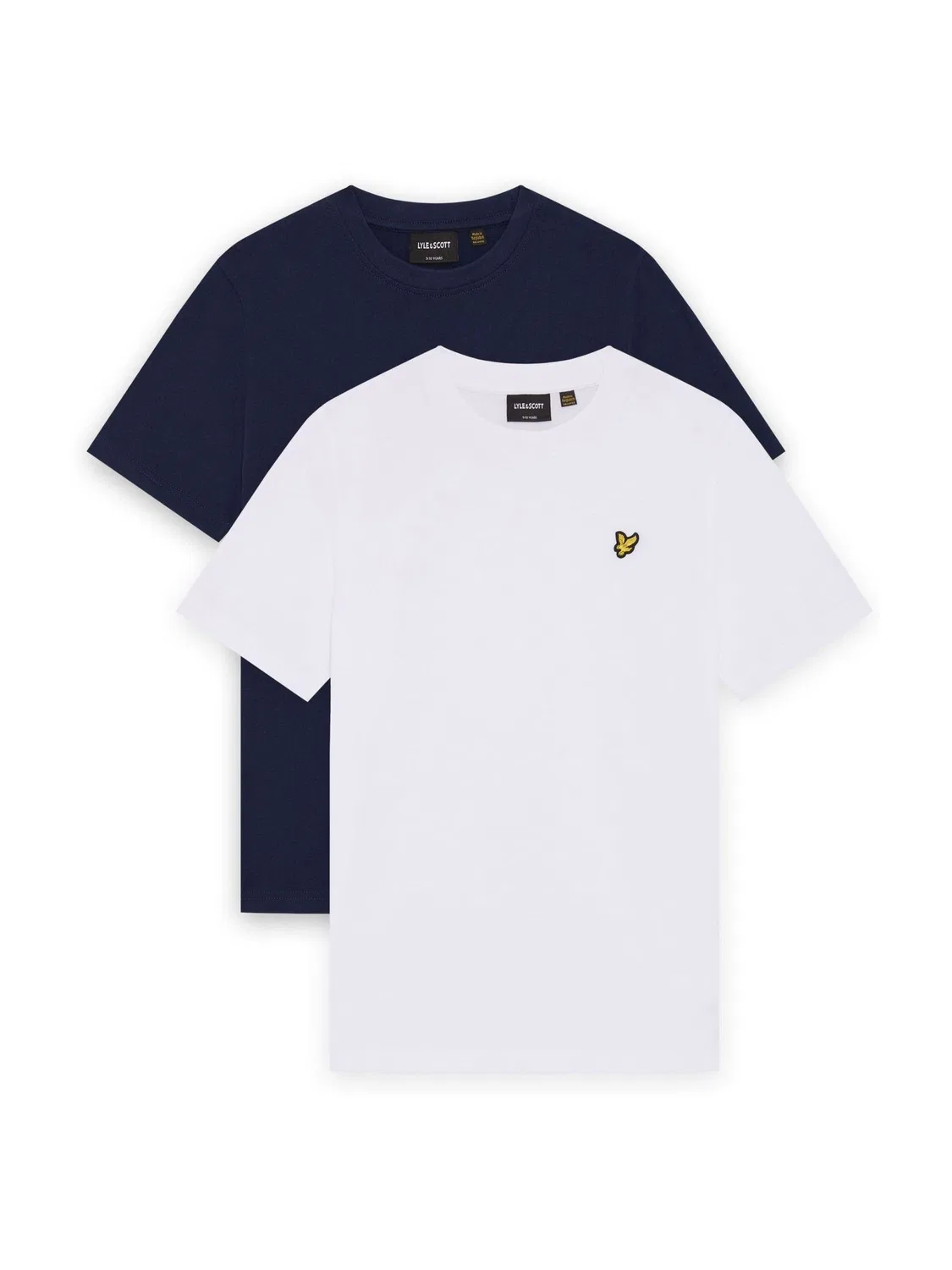 Футболка, мультипак Lyle & Scott, темно-синий и белый