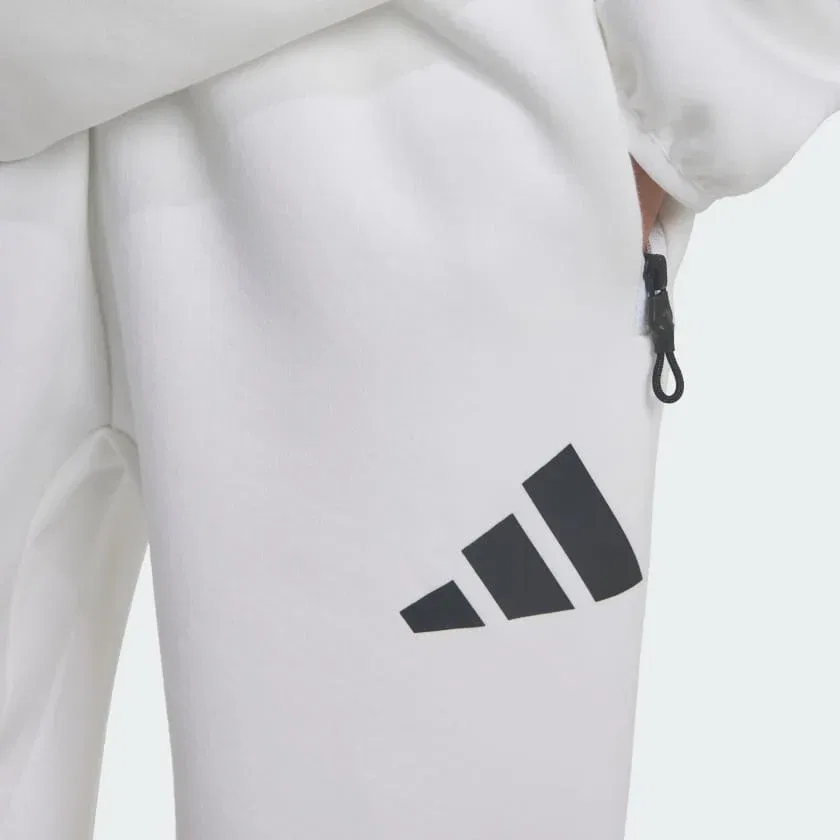 Детские спортивные брюки зауженные с матовым принтом adidas, Z.N.E. Ray Blue / Bright Royal — фото 4
