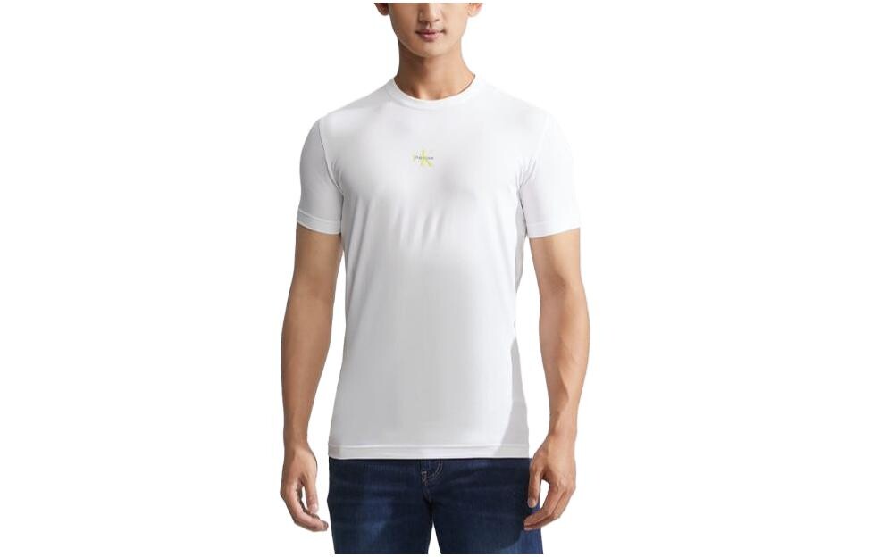 

Футболка Rainbow Series для мужчин Moon White Calvin Klein, белый