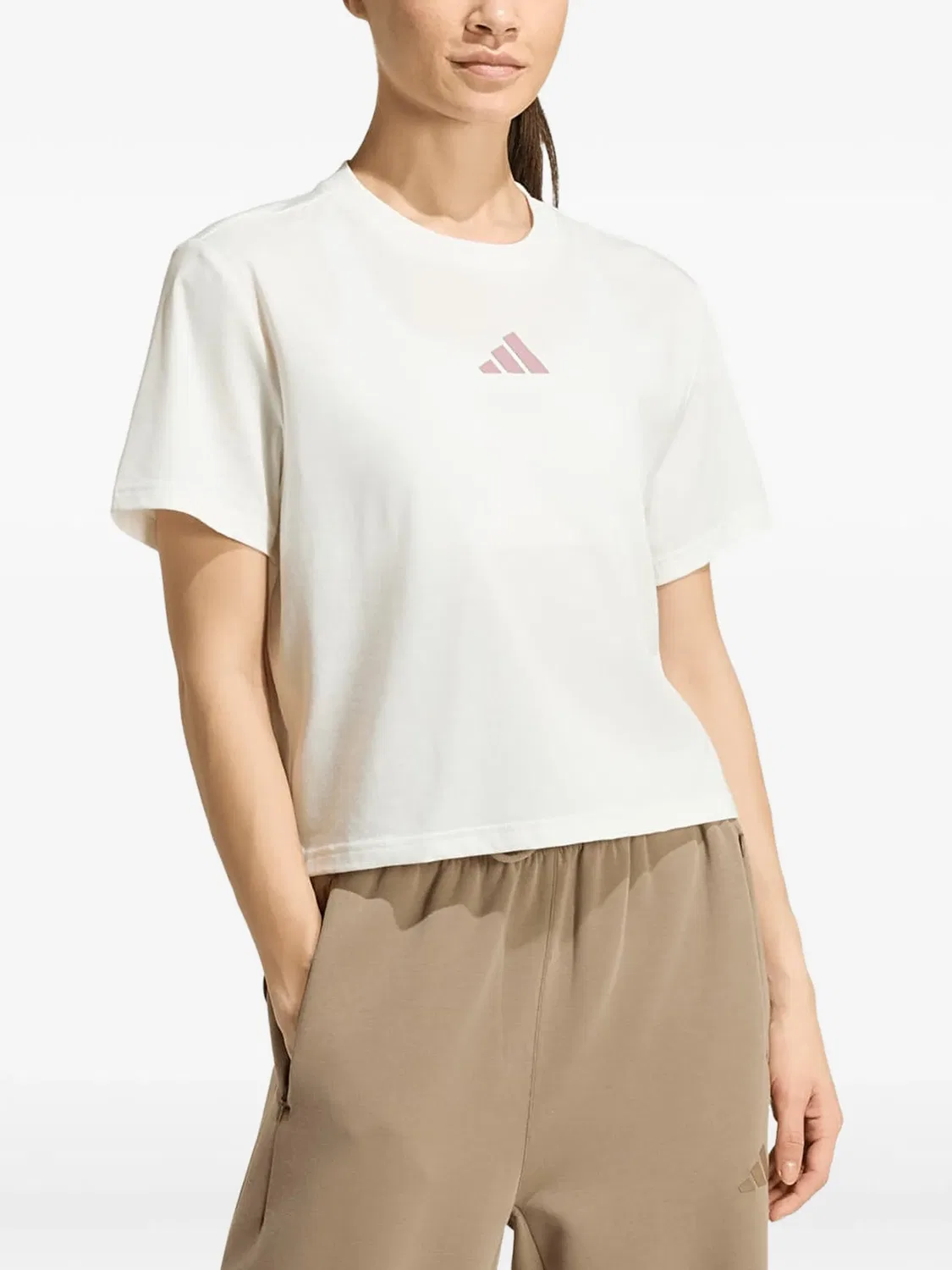 Футболка Motion G T с логотипом Adidas, белый