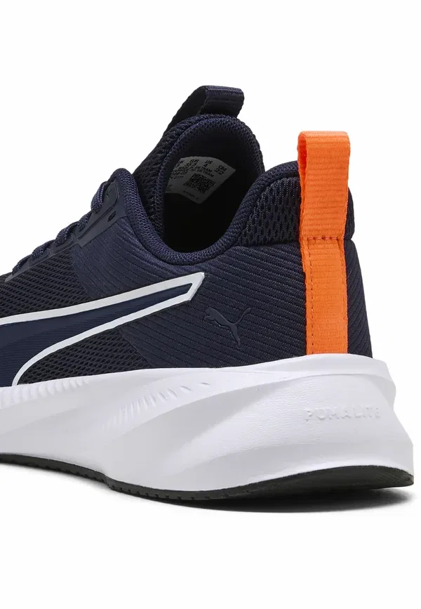 Кроссовки с текстильным верхом Flyer lite 4 Puma, Navy, White, белый/темно-синий — фото 4