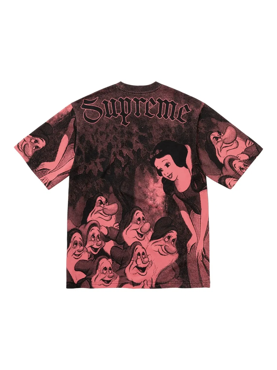 Supreme Футболка Snow White розовая — фото 2