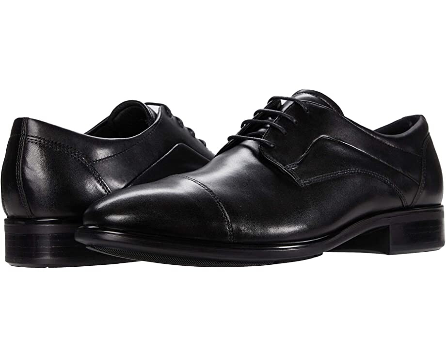 

Оксфорды Citytray Cap Toe Tie ECCO, черный