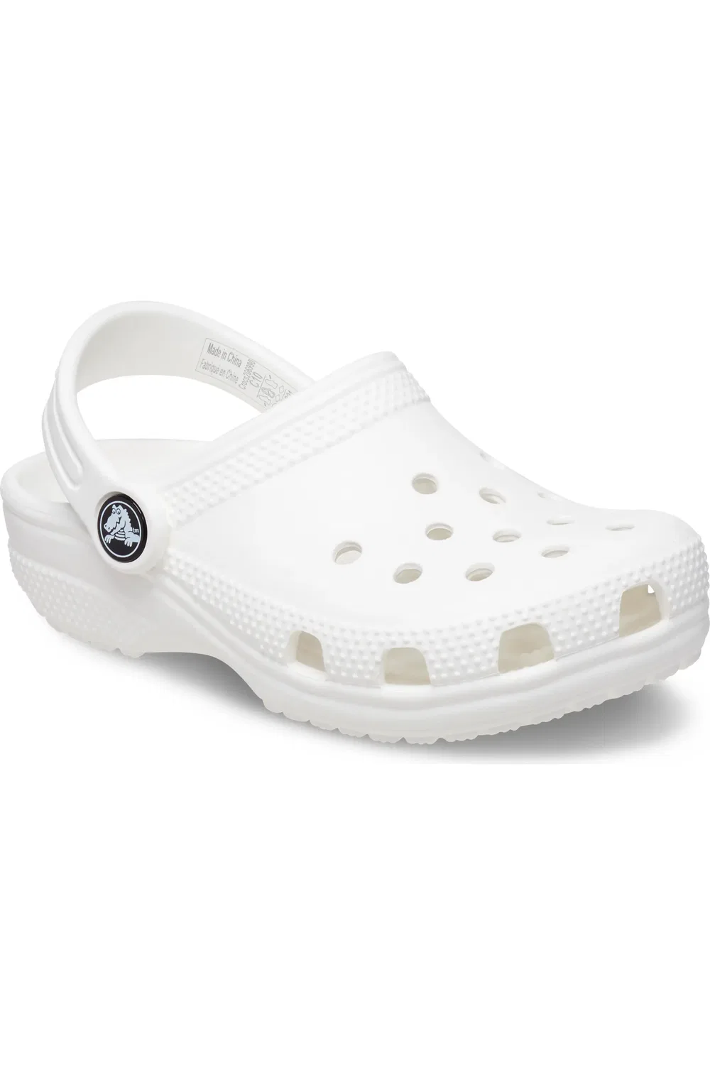 Детские сабо легкие Croslite Classic Clog CROCS, белый