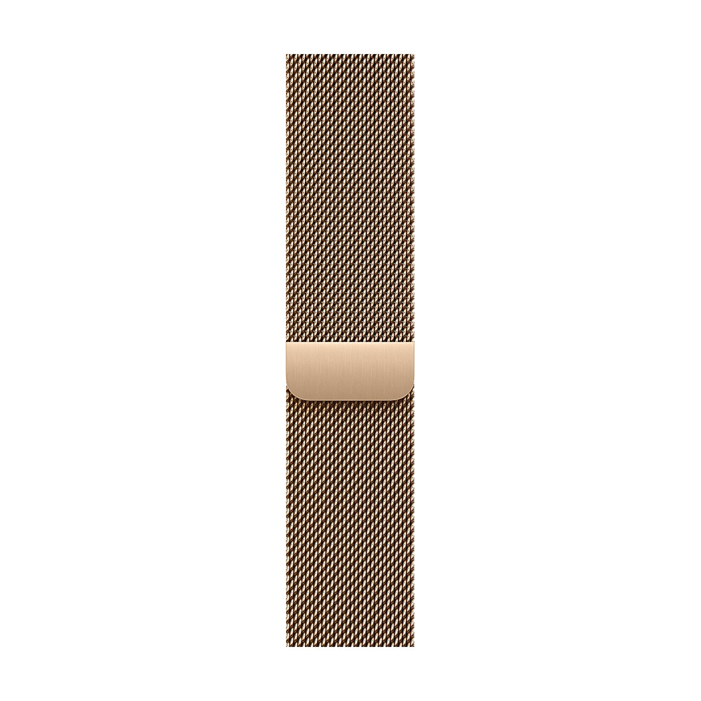 Умные часы Apple Watch Series 10 (GPS+Cellular), 46мм, Gold Titanium Case/Stainless Steel Milanese Loop Gold- M/L — фото 3