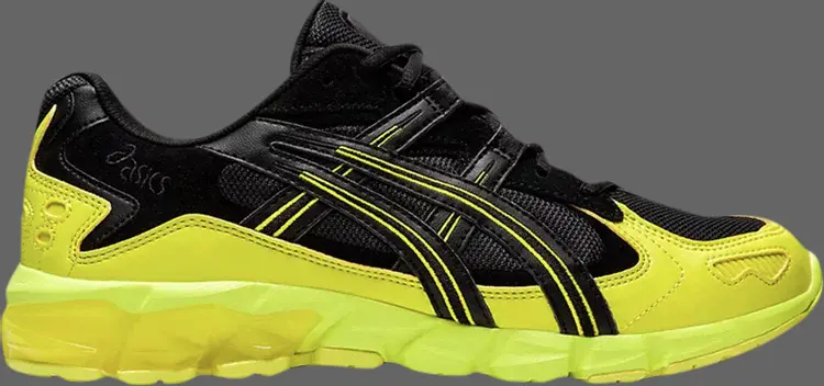 Кроссовки gel kayano 5 kzn black yellow Asics, черный