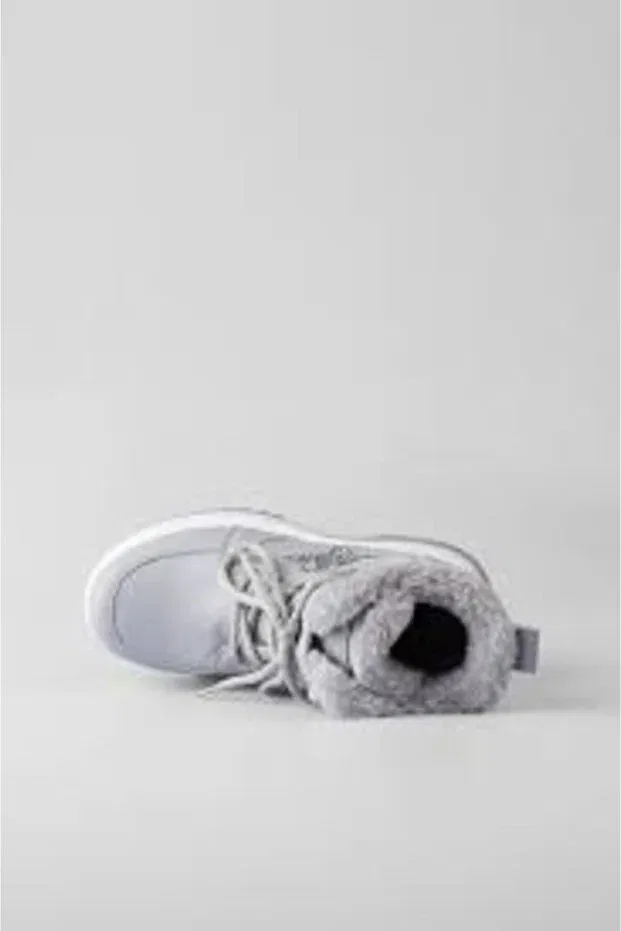 Детские ботинки для девочек с шерстью Vicco, Gray — фото 4