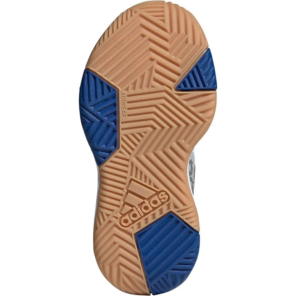 Детские кроссовки с амортизацией Ownthegame 2.0k Adidas, Ftwr White Silver Met Team Royal Blue — фото 3