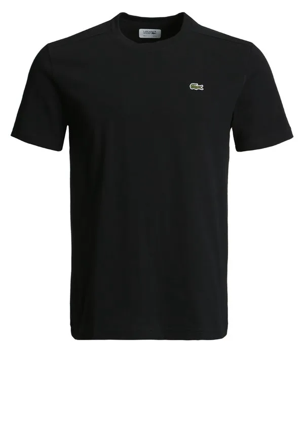 Классическая спортивная футболка Lacoste Sport, Black — фото 4
