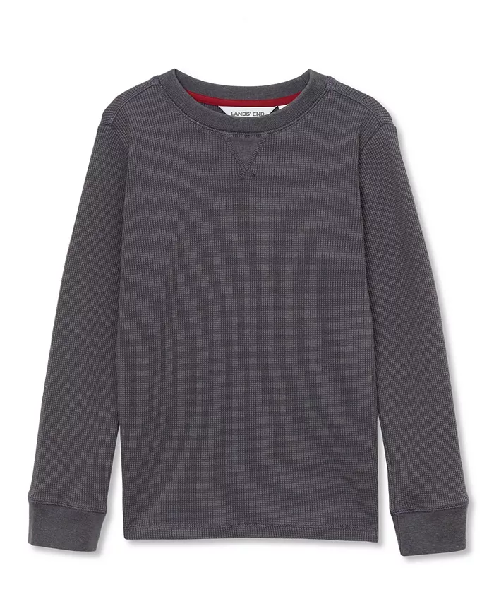 

Терморубашка с длинным рукавом для мальчиков Lands' End, серый