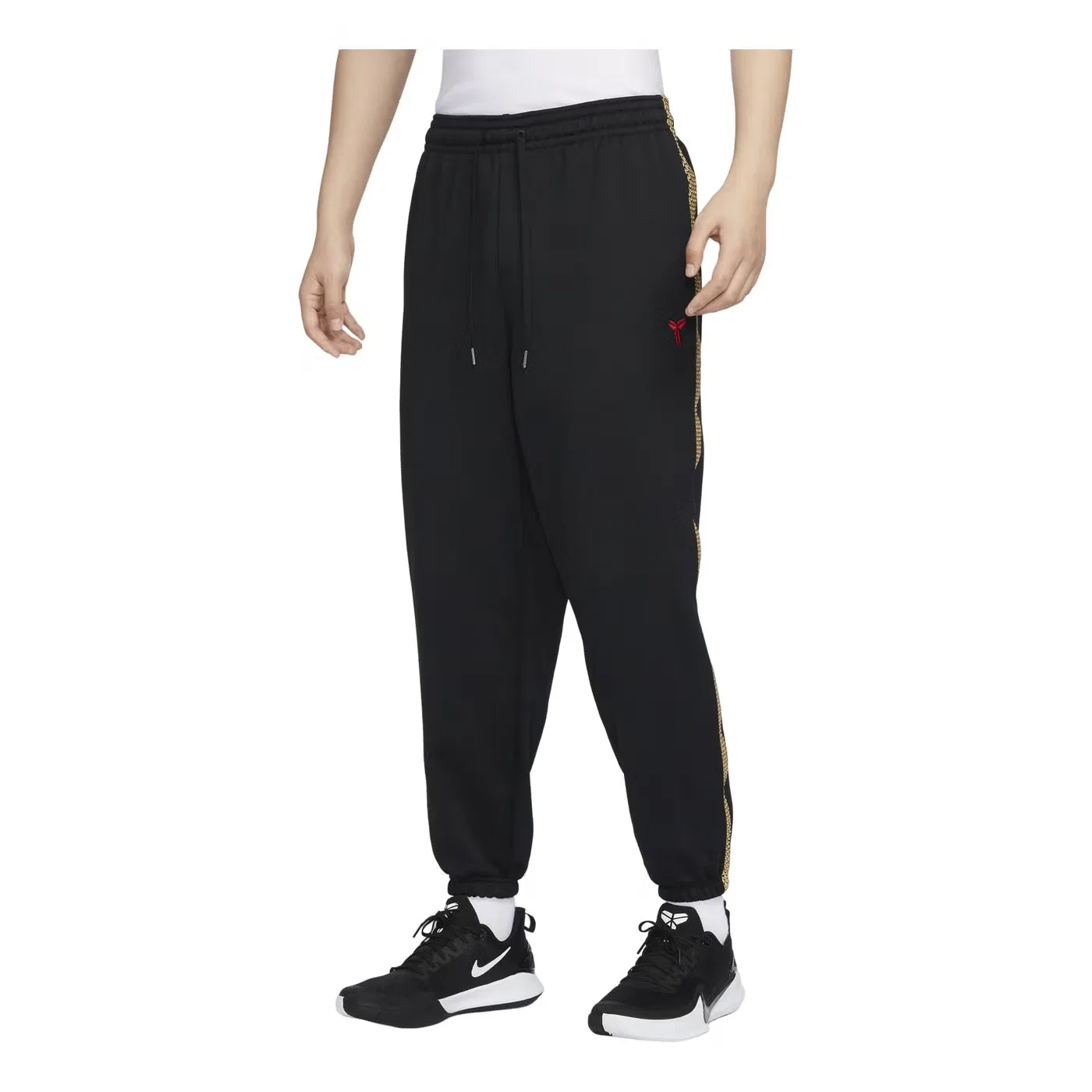 Брюки баскетбольные с логотипом Kobe Therma-FIT Nike, черный