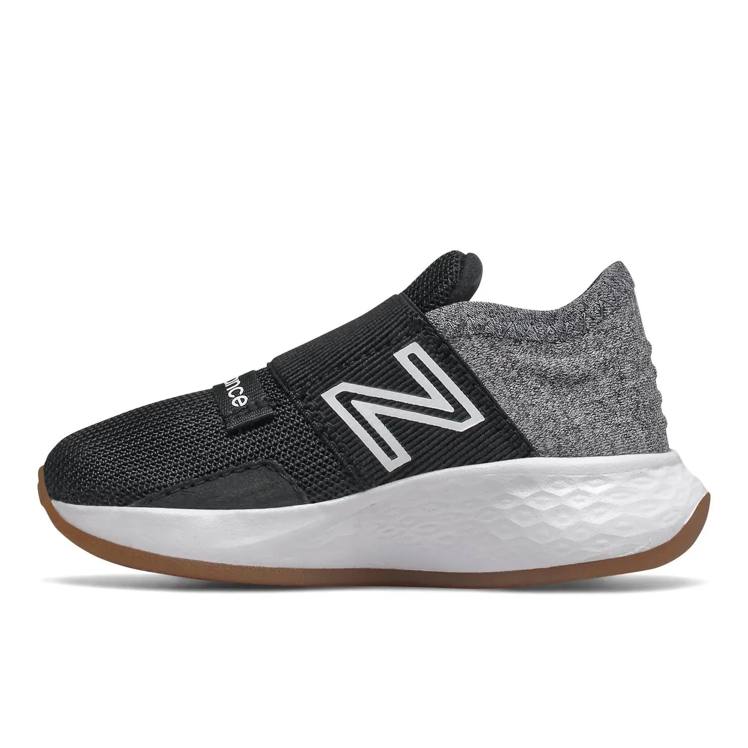 Детские кроссовки для мальчиков на липучке Fresh Foam Roav New Balance, Roav Black — фото 2