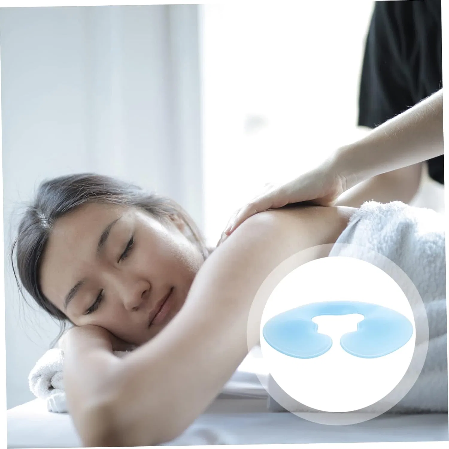 Массажная подушка для лица Silicone Face Cushion POPETPOP, 30x27 см, Silicone — фото 4