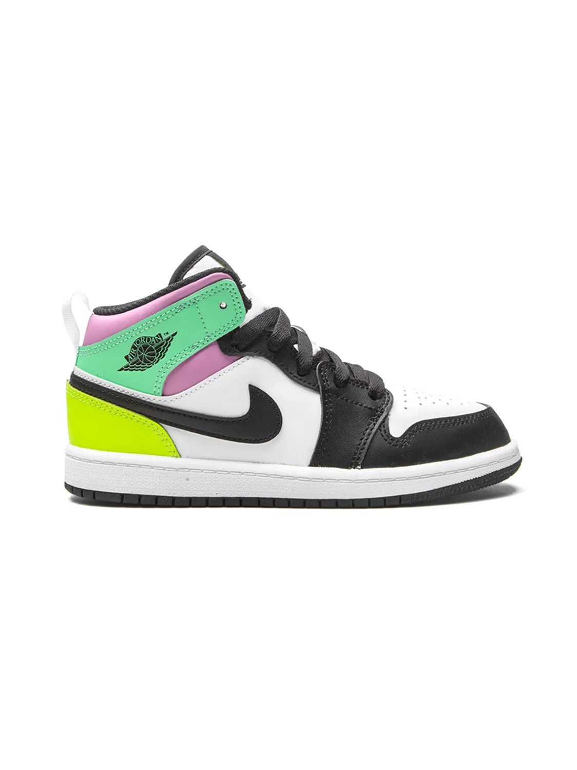 Кроссовки Jordan 1 Mid, белый — фото 4