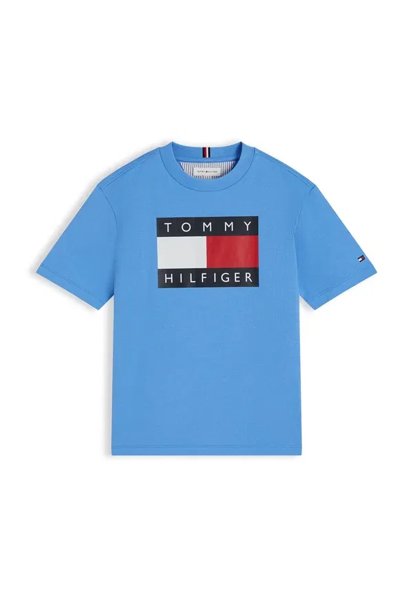 Футболка с принтом Tommy Hilfiger, синий — фото 4