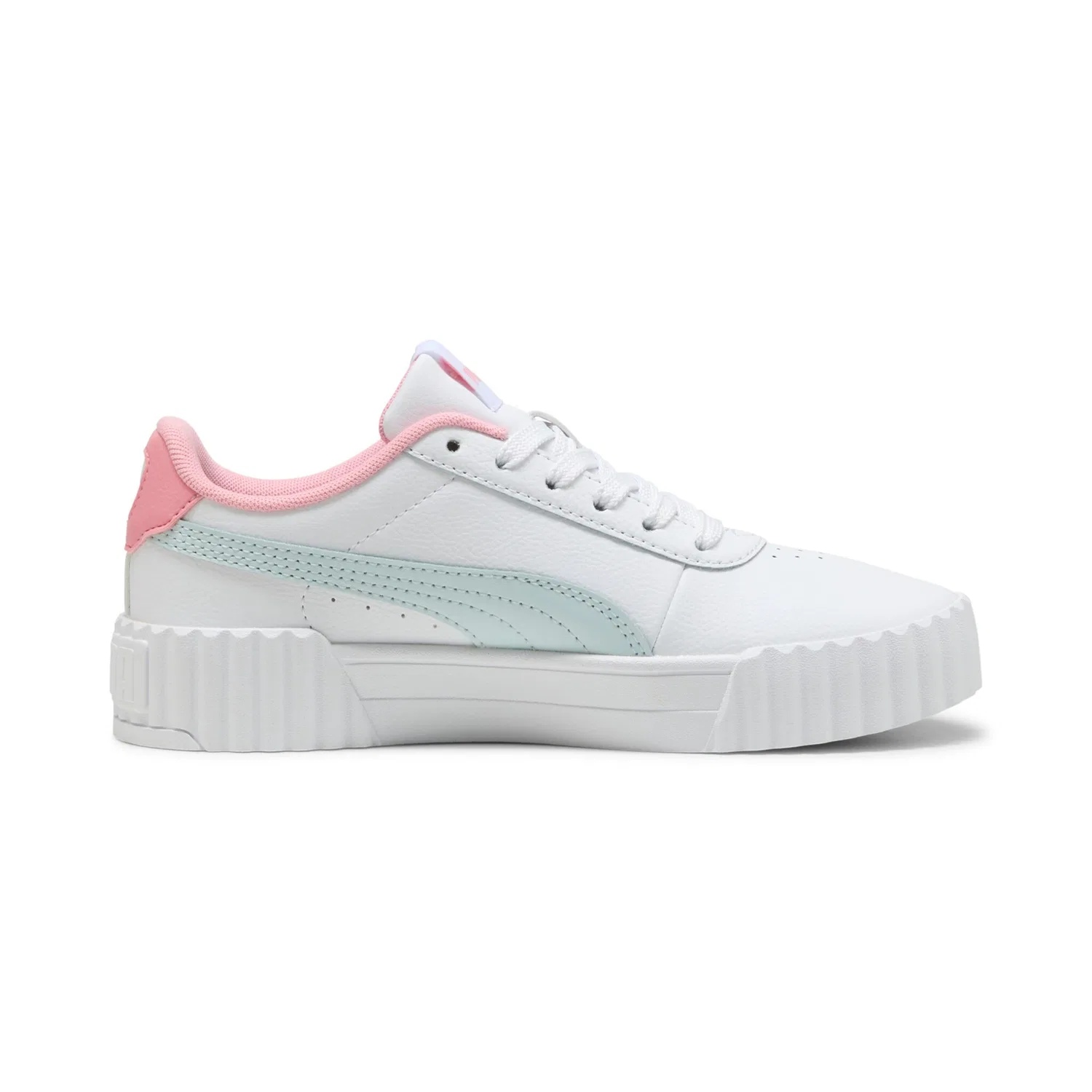Детские кроссовки с легкой профилированной подошвой Carina Puma, White/Sea Glass — фото 3