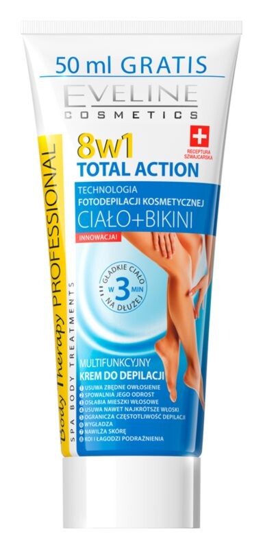 

Крем для депиляции ног 8 в 1 Eveline Cosmetics Total Action