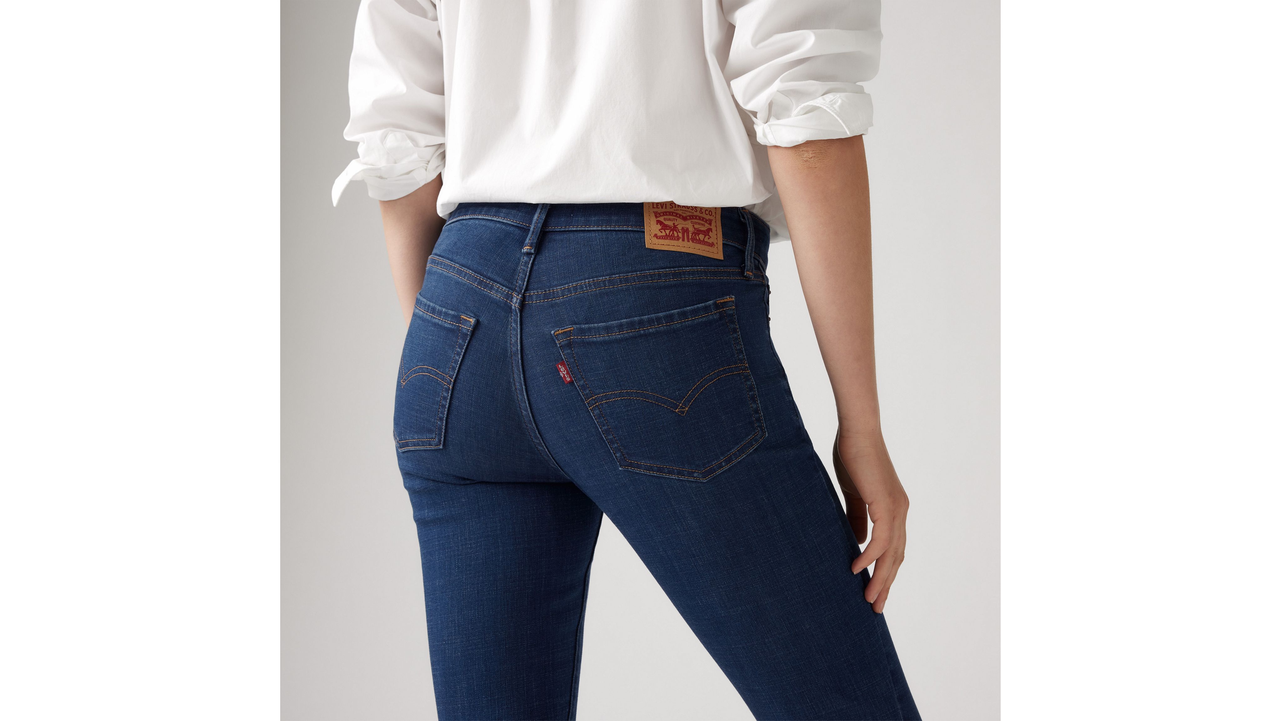 

711 Узкие женские джинсы Levi's, цвет Cobalt Overboard - Dark Wash