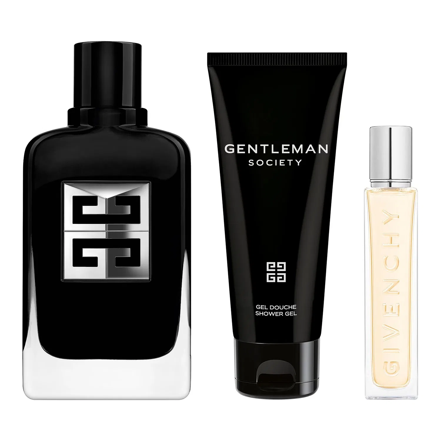 Набор парфюмерный GENTLEMAN SOCIETY Eau de Parfum, гель для душа и дорожный спрей GIVENCHY — фото 3