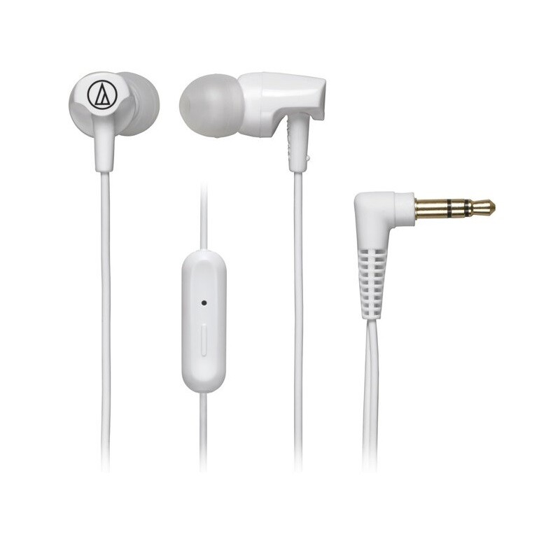 

Наушники-вкладыши Audio-Technica ATH-CLR100iSWH, белый