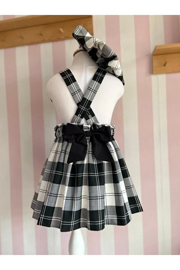 Детское платье-сарафан для девочек с принтом Eylülce Butik, Black