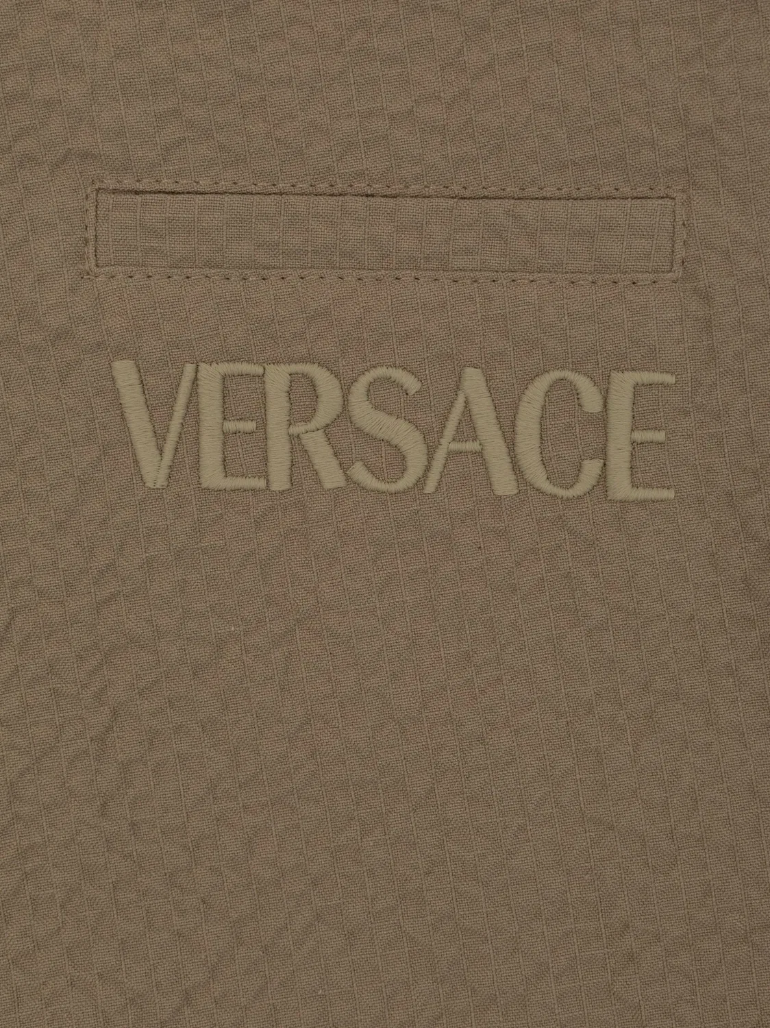 Шорты для мальчиков с принтом Versace, коричневый — фото 2