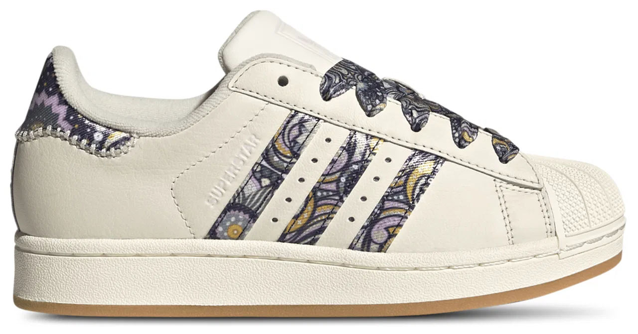 Кроссовки для мальчиков Superstar II Adidas, цвет Gum/Core White/Orchid Fusion