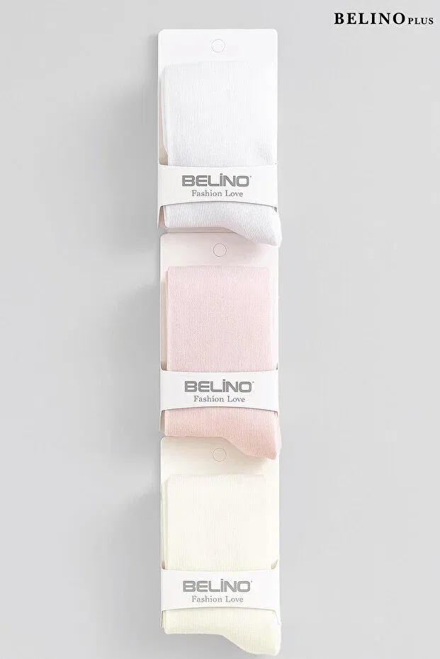 Детские колготки для девочек хлопковые 3-pack Belyy Socks, Multicolor — фото 4