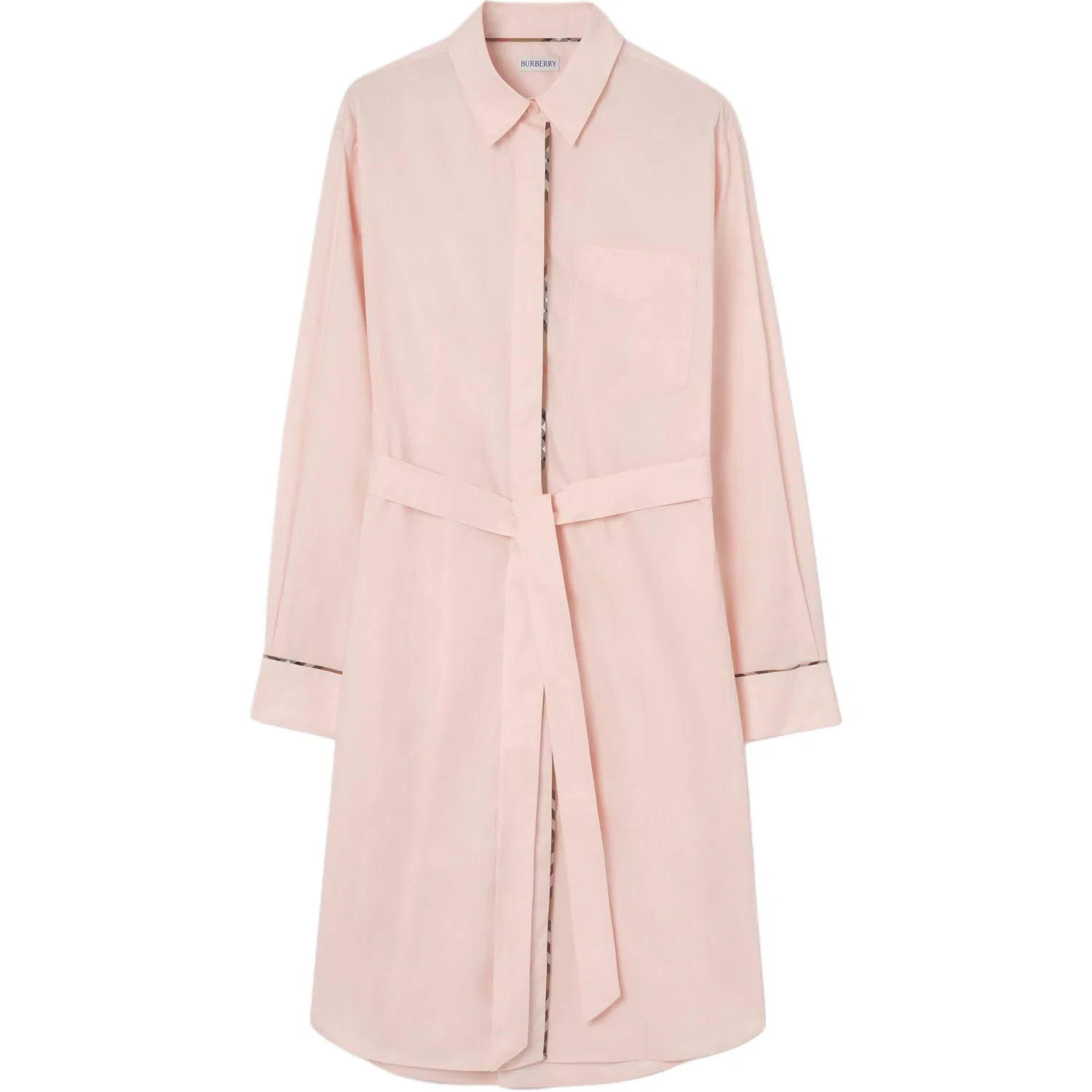 Женское платье с длинным рукавом Burberry, Pink