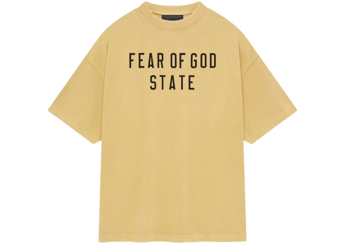 Мужская футболка с принтом Essentials Heavy Crewneck Tee Fear of God, Amber