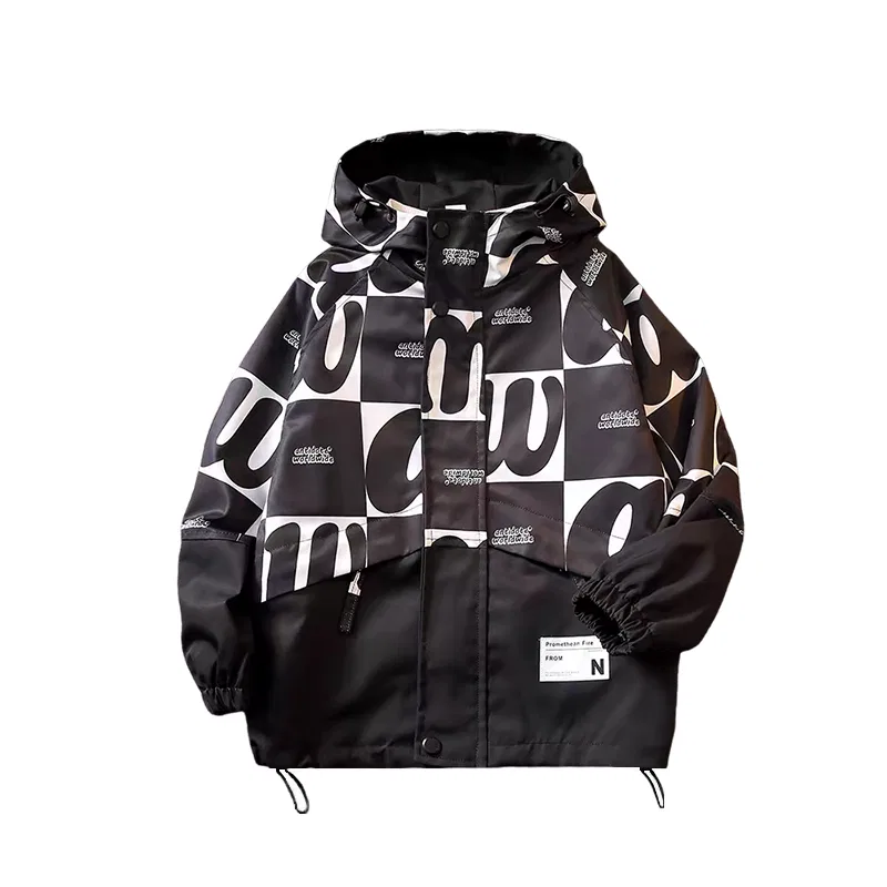 Детская куртка с капюшоном Lanza, Black