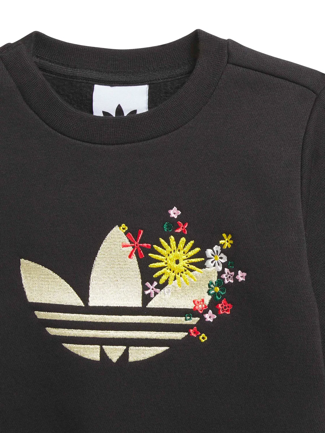 Спортивный костюм стандартного кроя для девочки Liberty London Adidas, черный — фото 4
