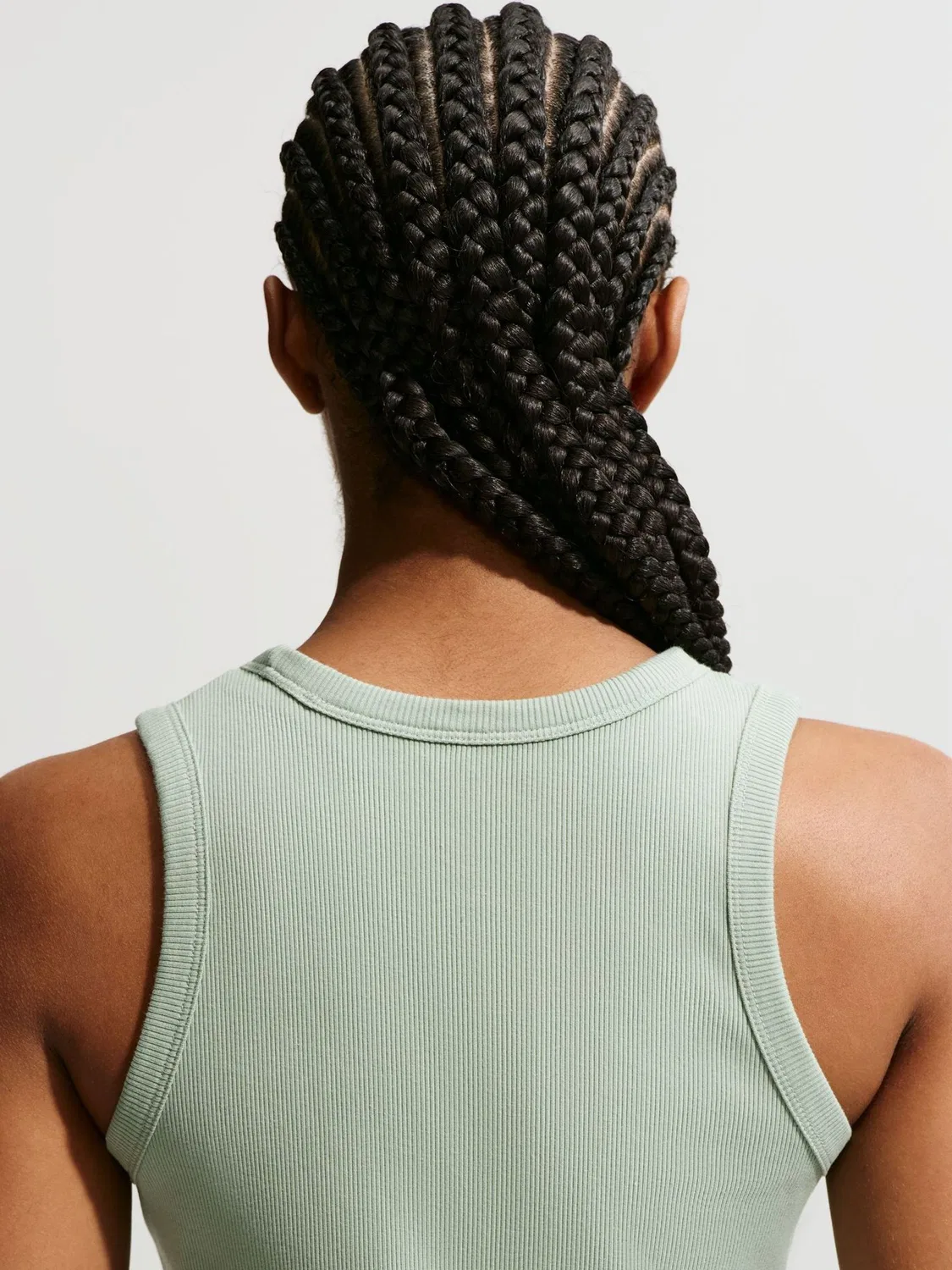 Топ Nike Sportswear Ribbed, Steam Green — фото 4