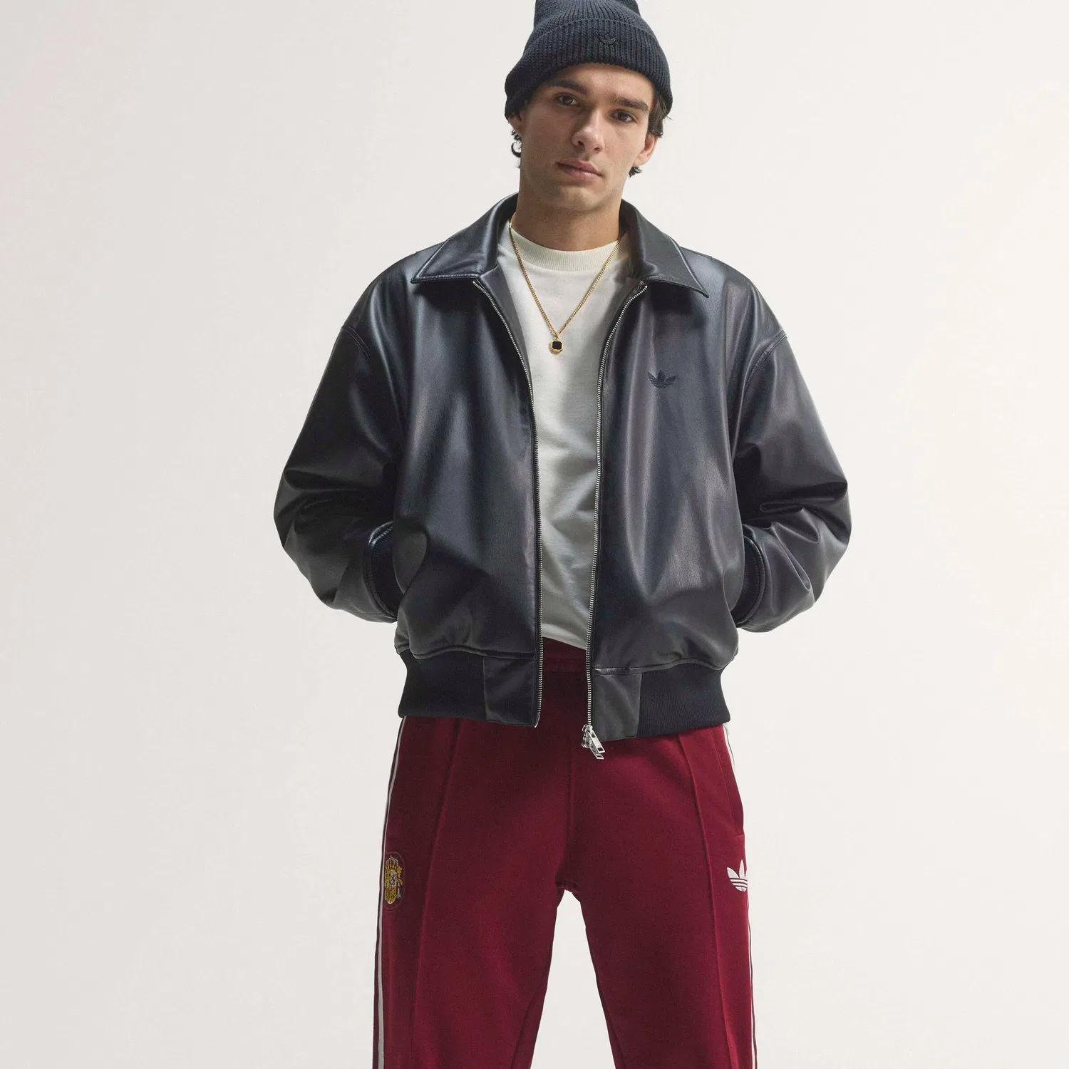 Спортивные брюки Adidas Performance Regular Workout Pants Spanien красного цвета — фото 3