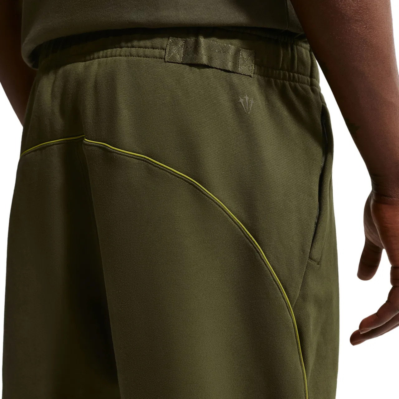 Мужские брюки Nocta CS Fleece Wash Nike, цвет Medium Olive/Moss — фото 4