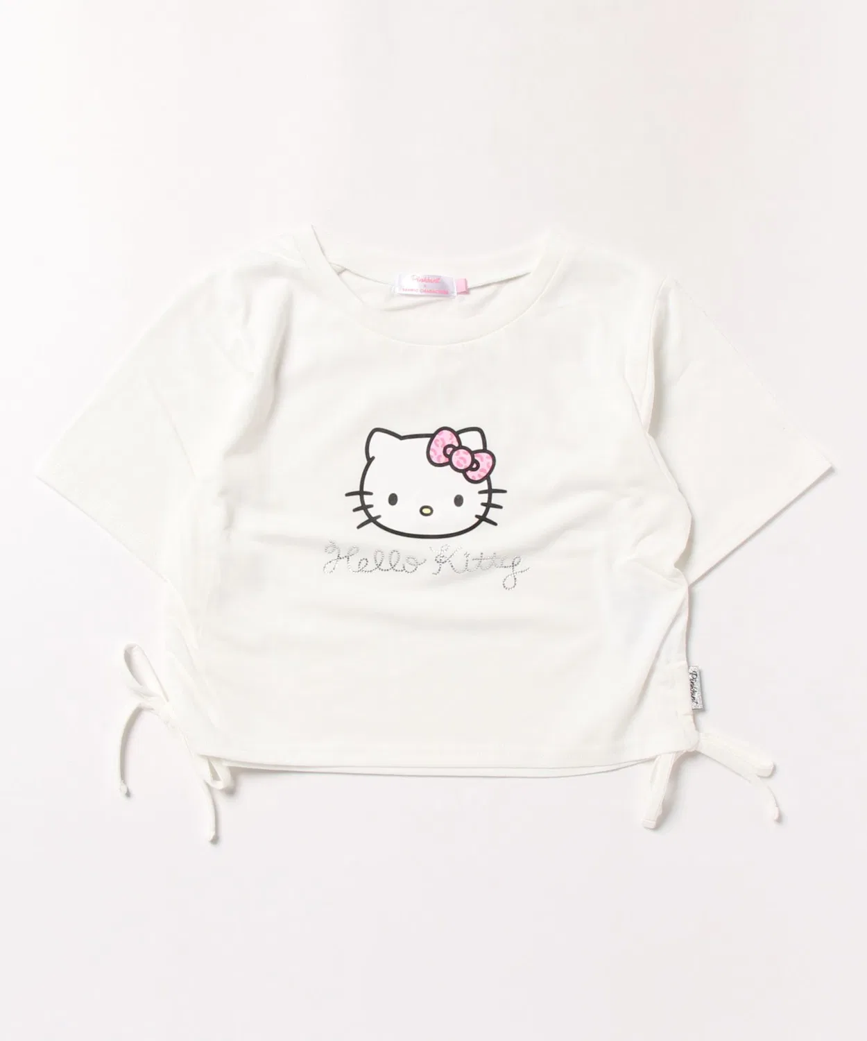 Детская футболка с коротким рукавом и принтом Sanrio PINKHUNT, Белый — фото 2