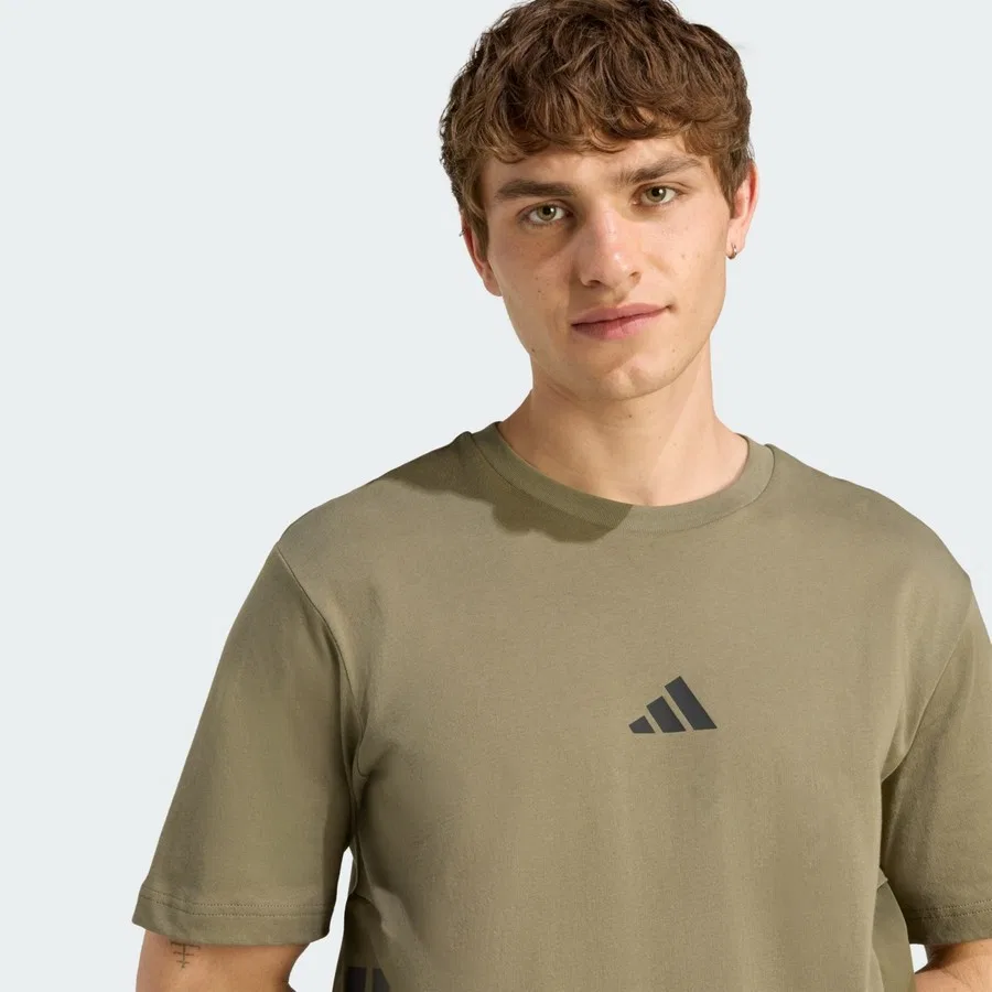 Мужская футболка с коротким рукавом City Tech Utility adidas, Зеленый — фото 4