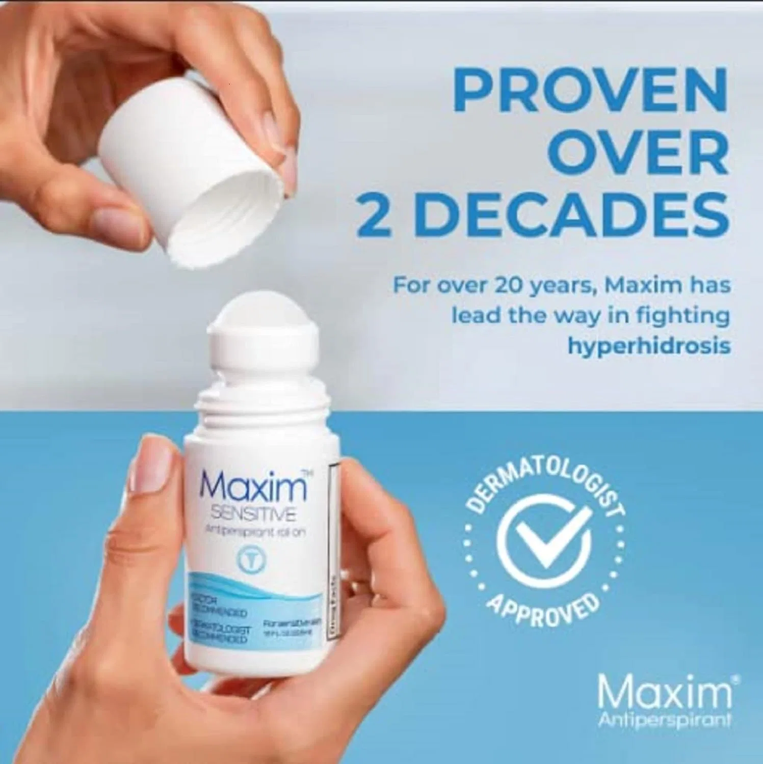 Дезодорант-антиперспирант клинической силы Maxim Sensitive, набор 4 шт, 118 мл, Fresh Maxim Antiperspirant — фото 4