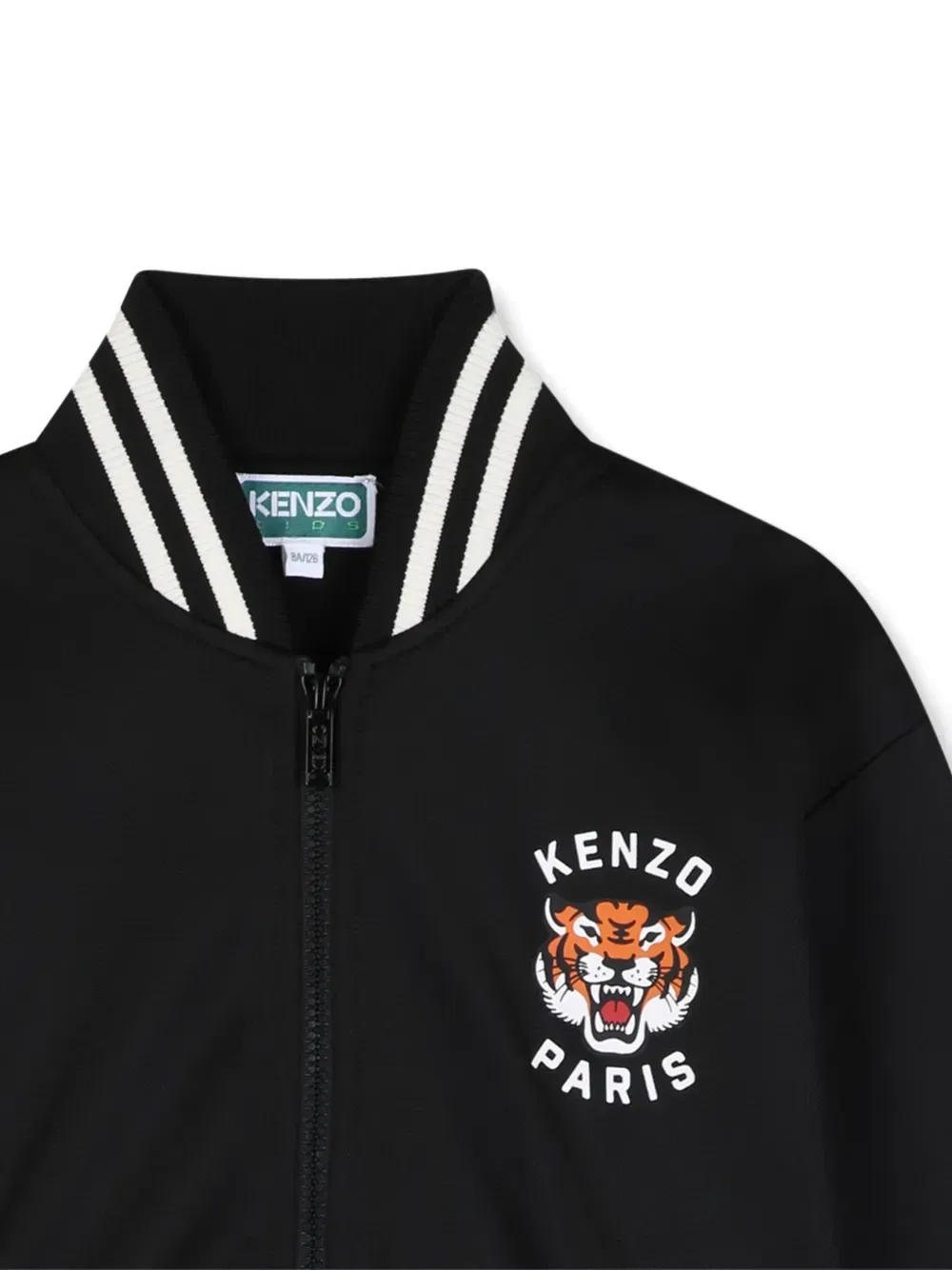 Кардиган с вышивкой Tiger Kenzo Kids, черный — фото 3
