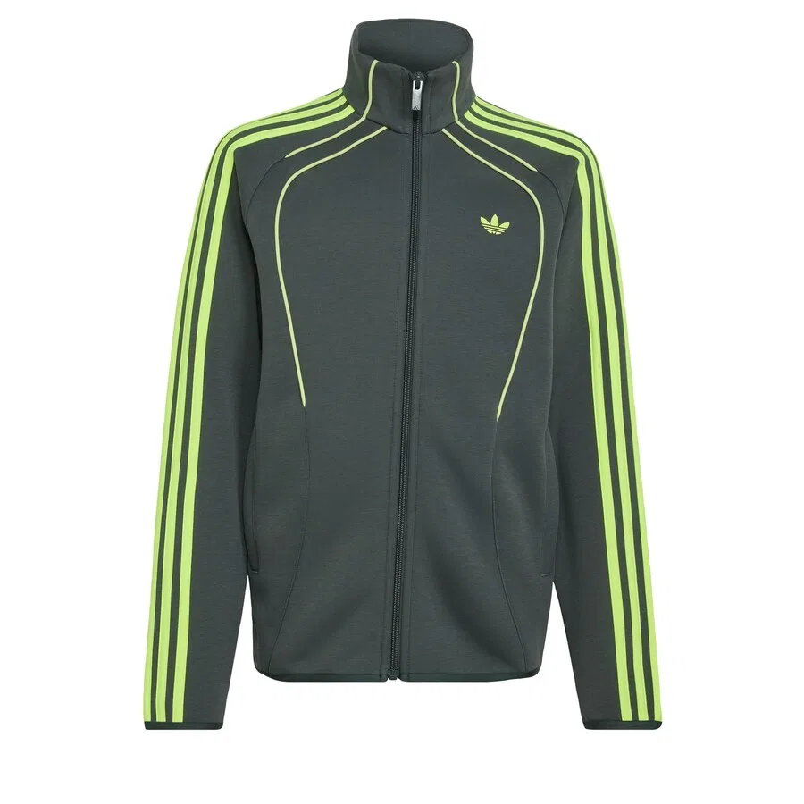 Худи на молнии ADIDAS ORIGINALS, графитовый цвет — фото 2