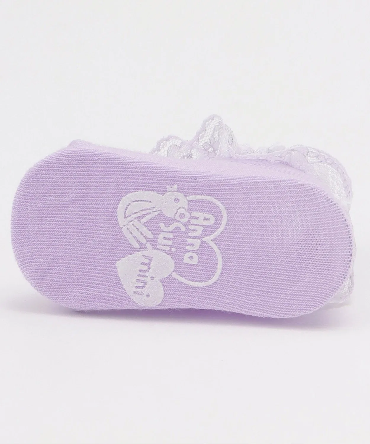 Детские носки с кружевом, модель ANNA SUI mini, Белый — фото 4
