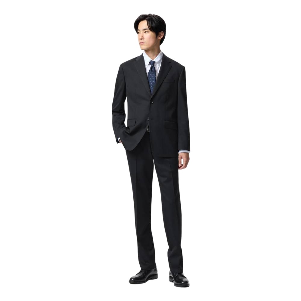 Брюки Uniqlo Stretch Wool, 09 черный