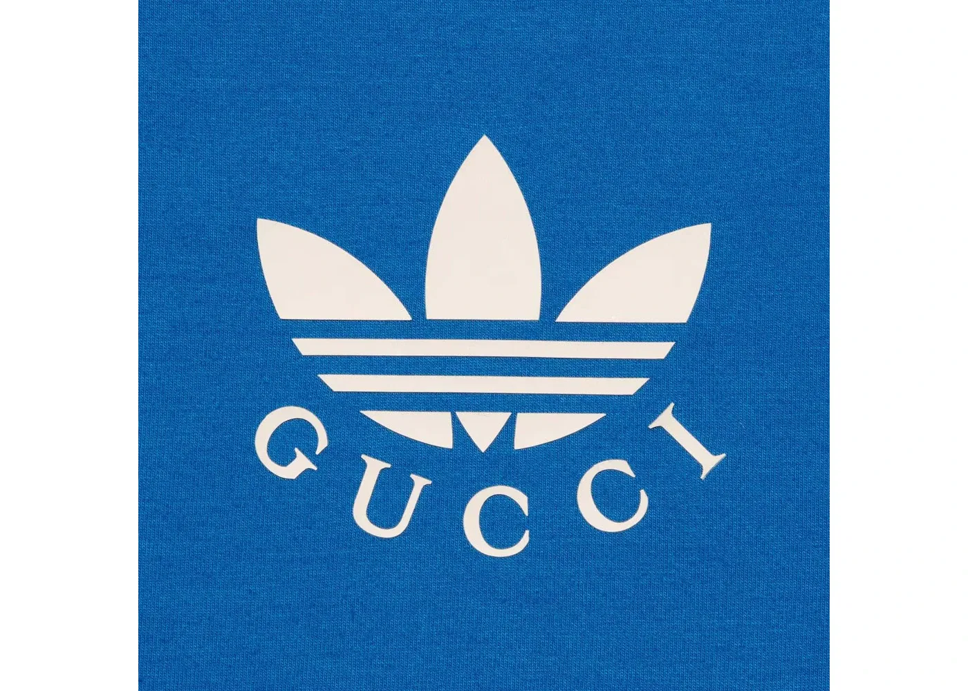 Мужская футболка с принтом Trefoil Print Gucci, Blue — фото 2
