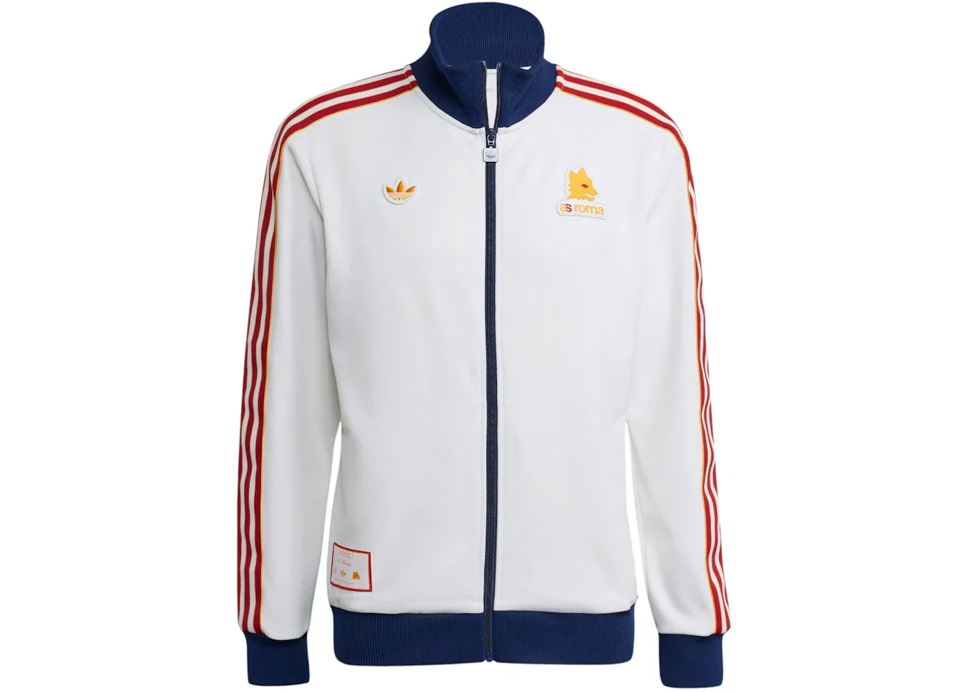 Мужская куртка с принтом Adidas Top, White Dark Blue