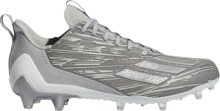 Мужские бутсы Adidas Adizero Cleats, серый — фото 2
